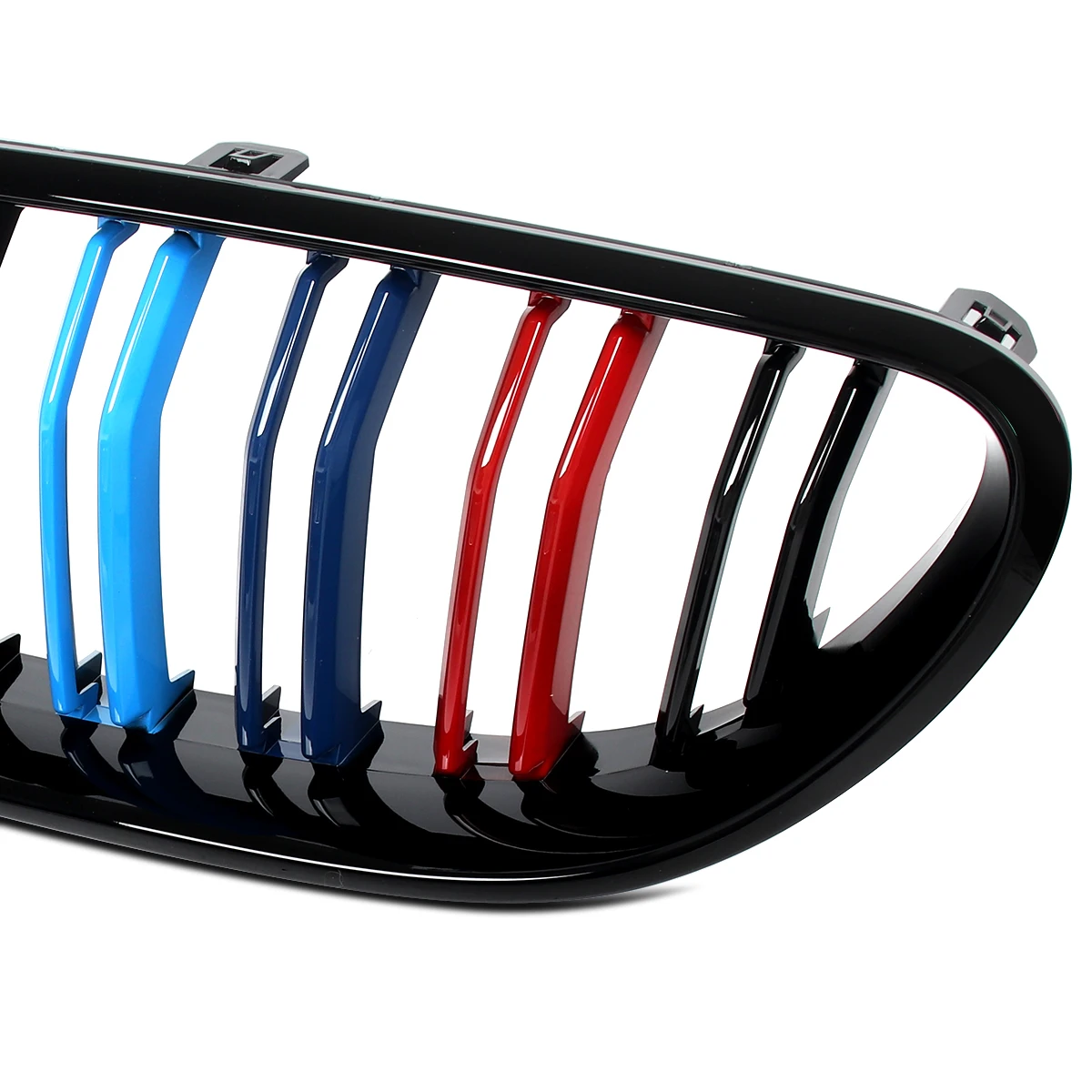 For BMW M6 F06 F12 F13 650i 640i Gloss Black Front Kidney Grille Grill M-Color