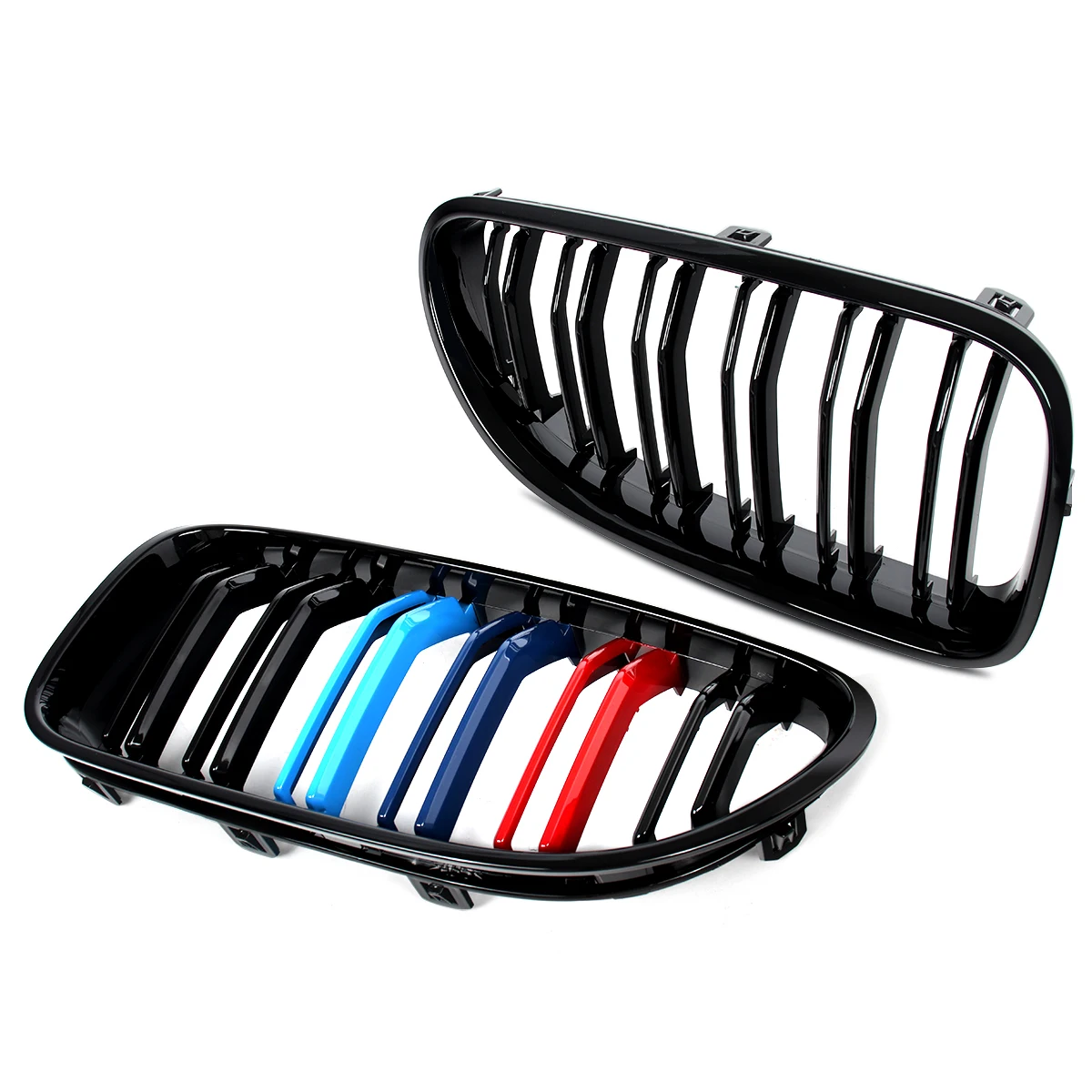 For BMW M6 F06 F12 F13 650i 640i Gloss Black Front Kidney Grille Grill M-Color