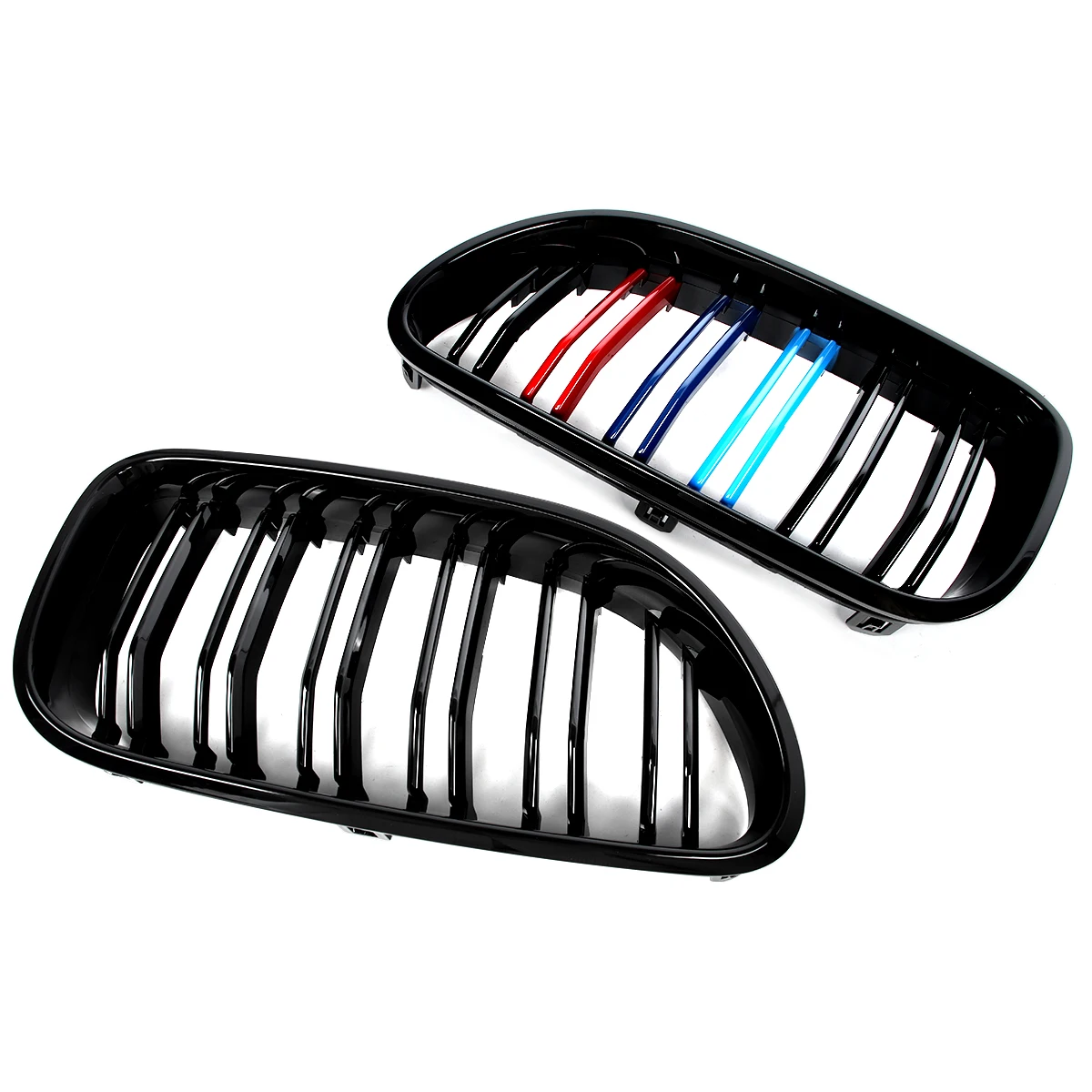 For BMW M6 F06 F12 F13 650i 640i Gloss Black Front Kidney Grille Grill M-Color