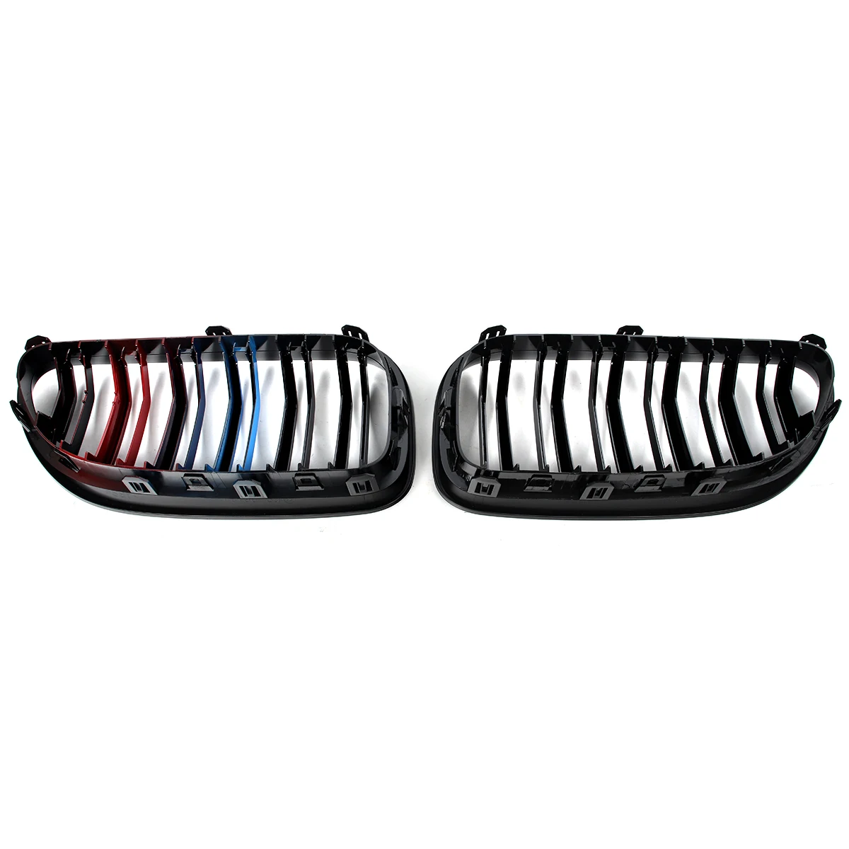 For BMW M6 F06 F12 F13 650i 640i Gloss Black Front Kidney Grille Grill M-Color
