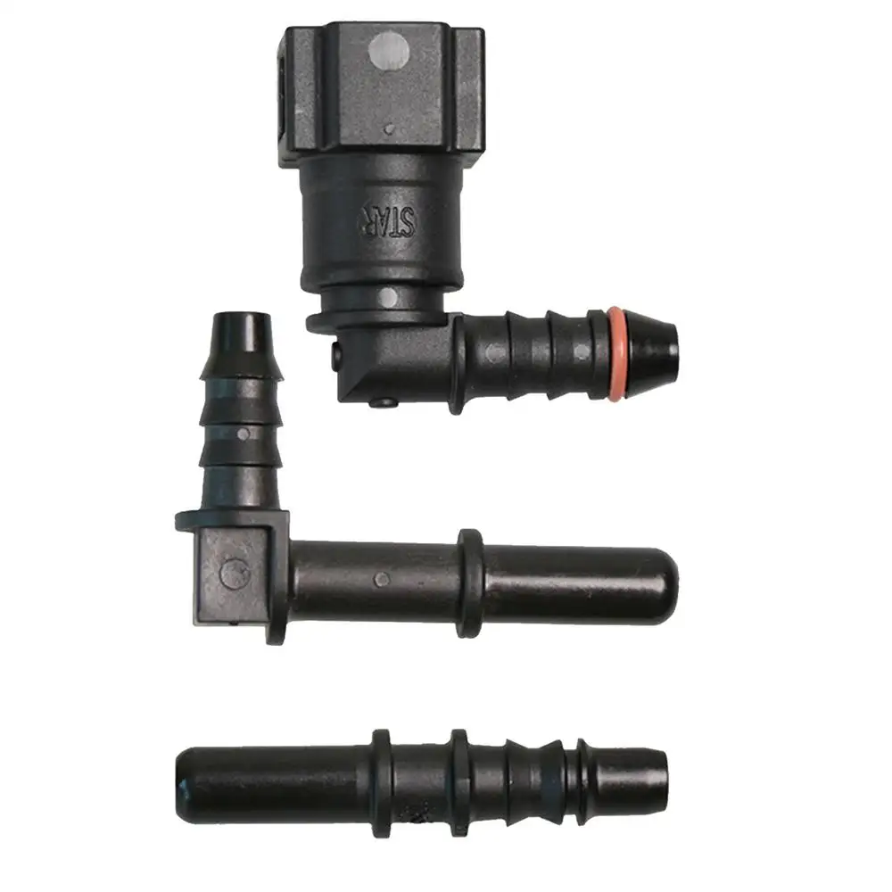 Quick Connect Oil Hose Fittings Car Oil Hose Coupler Connector Pipe Adapter Replacement Quick Connector 3 Pcs Oil System