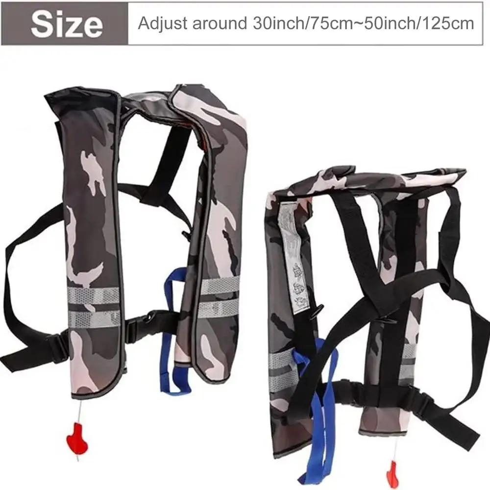 Swimming Life-Saving Vest Adults Inflating Swim Life-Saving Vest Women Men Buoyancy Aid water Sports Automatic/Manual Inflation