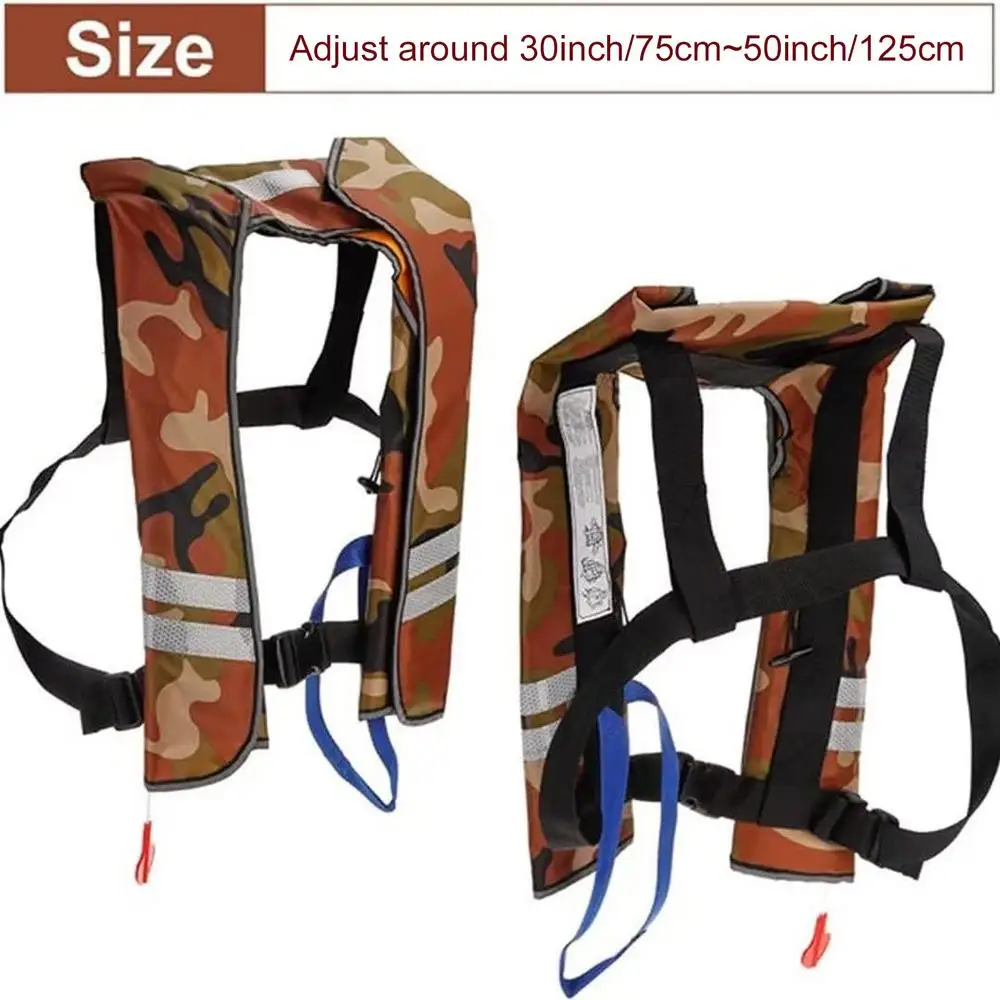 Swimming Life-Saving Vest Adults Inflating Swim Life-Saving Vest Women Men Buoyancy Aid water Sports Automatic/Manual Inflation