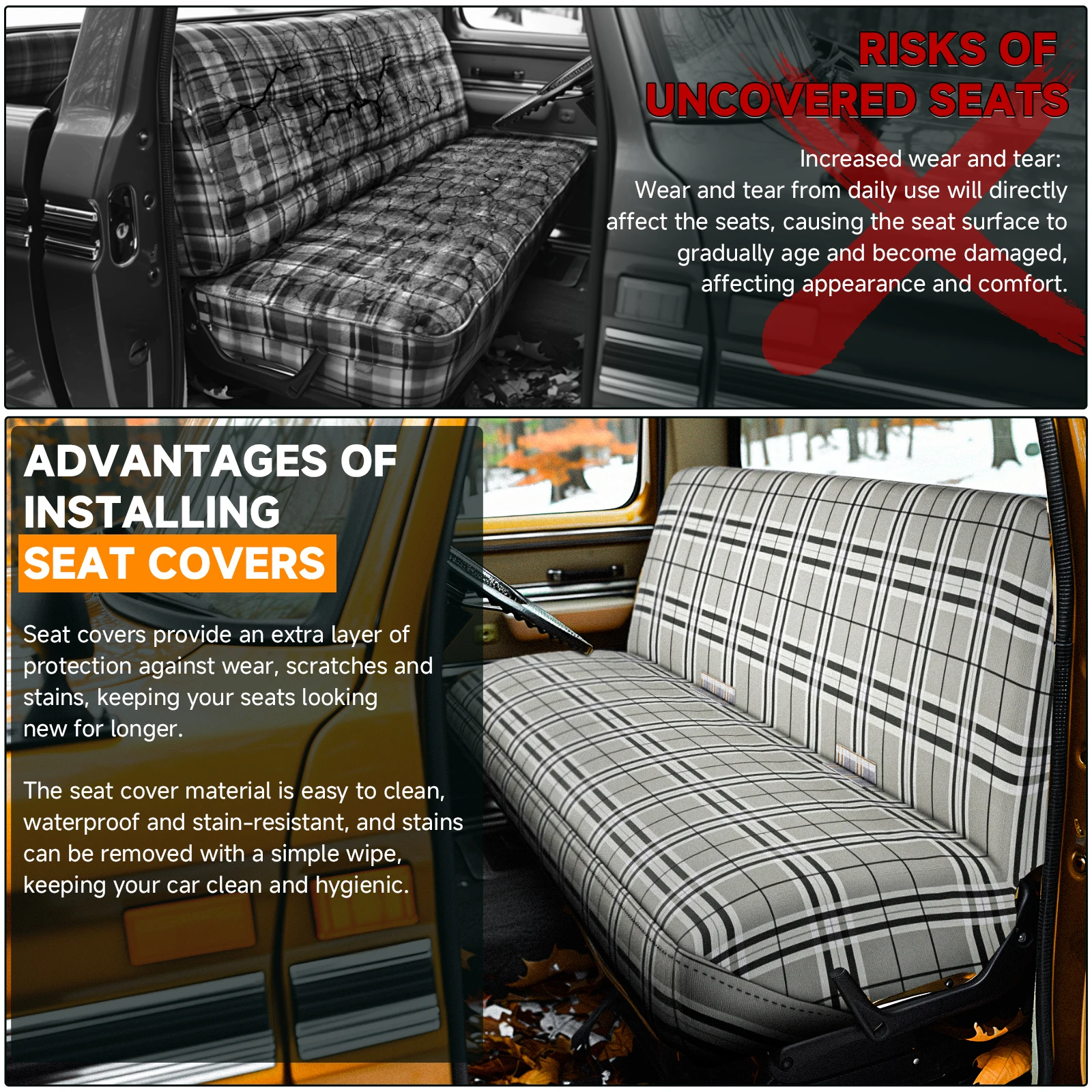 1 Pcs Universal Blanket Bucket Seat Cover Wear Resistant Protector For Car Truck SUV Colorful Seat Decoration COVER