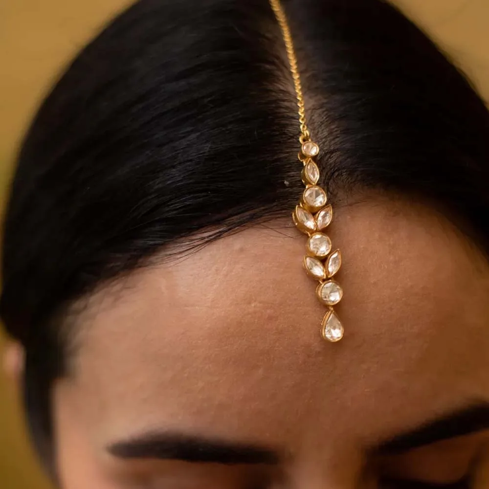 Stonefans Rhinestone Geometric Head Chain Jewellery Accessories for Women Indian Headbands Boho Bridal Wedding Hair Jewelry Gift