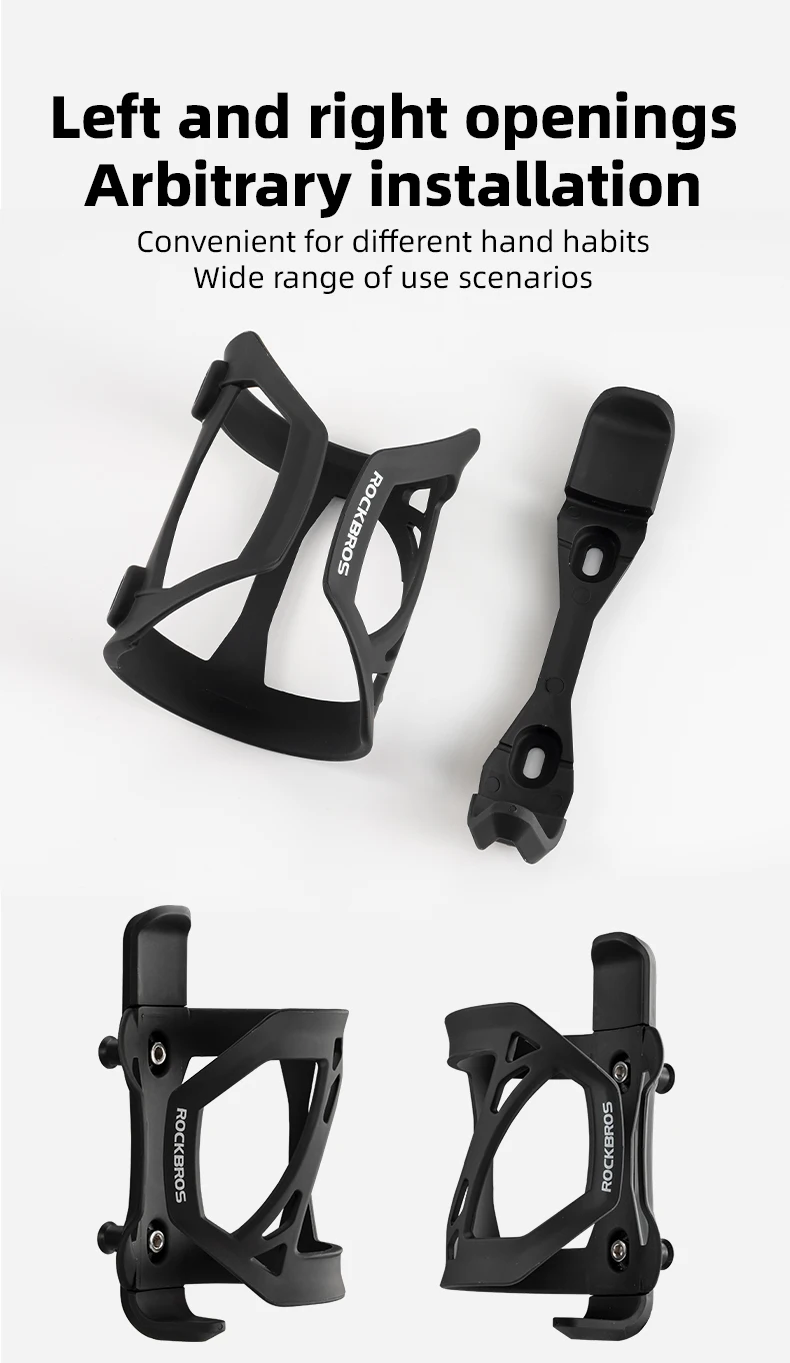 ROCKBROS Water Bottle Cage MTB Mountain Bike Bottle Holder Cycling Drink Cup Ultralight ABS+PC For Road Cycling Accessories