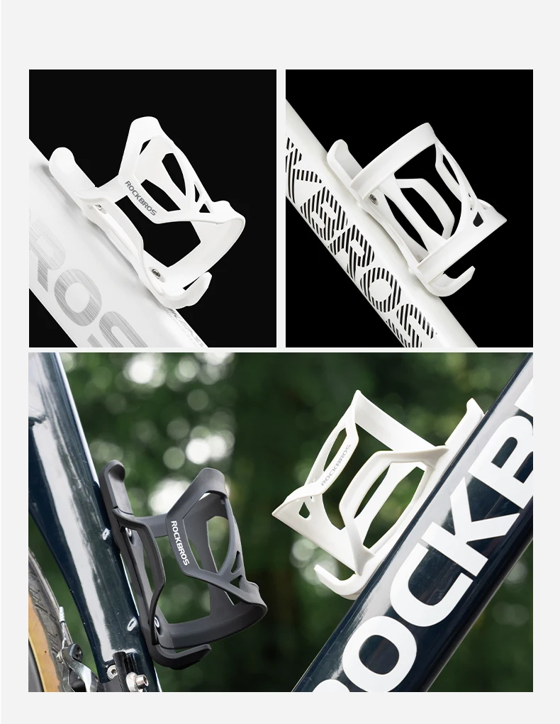 ROCKBROS Water Bottle Cage MTB Mountain Bike Bottle Holder Cycling Drink Cup Ultralight ABS+PC For Road Cycling Accessories