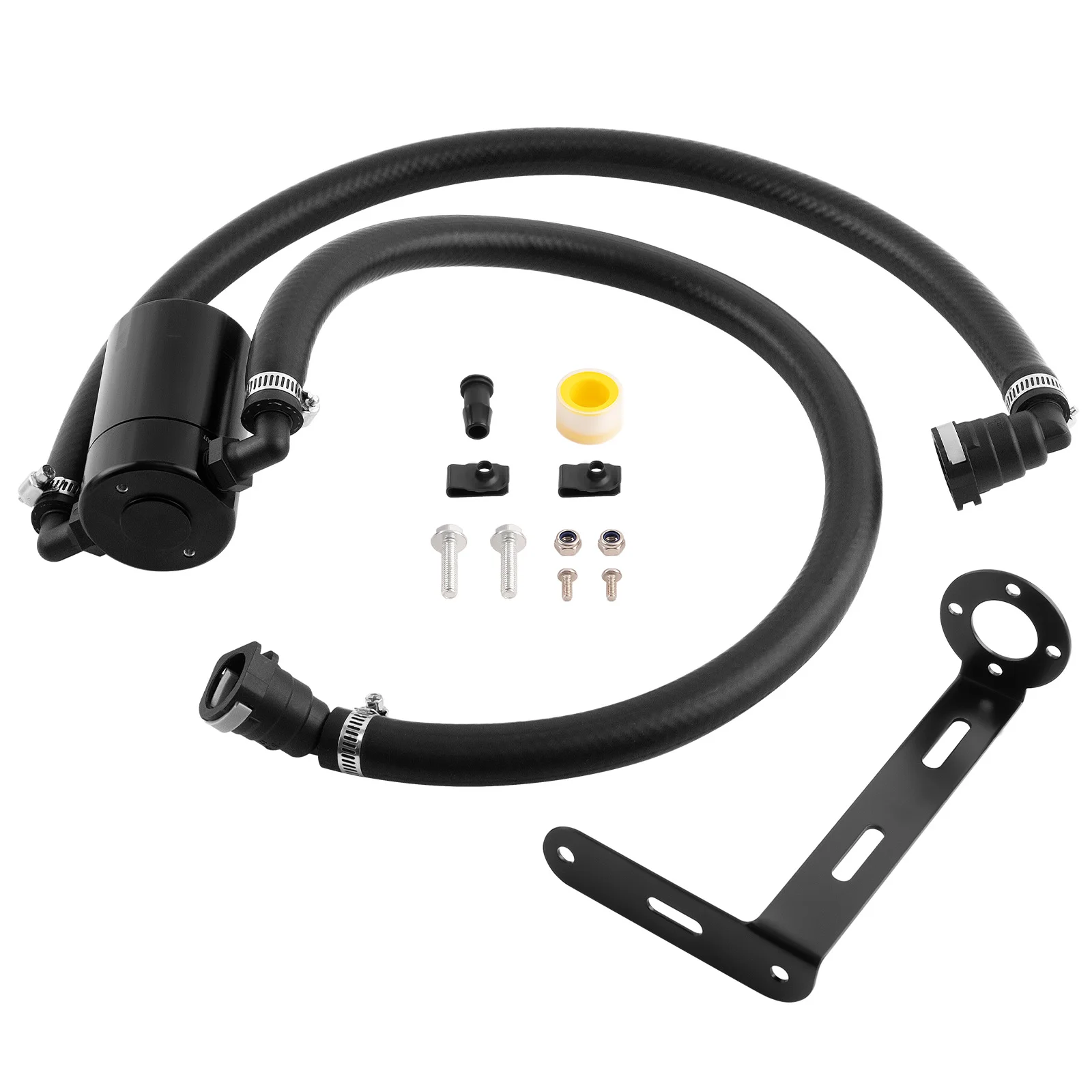 Air Oil Separator Car Baffled Oil Catch Can Reservoir Tank for Ford F-150 for Ford Raptor 3.5L EcoBoost 2017-2023