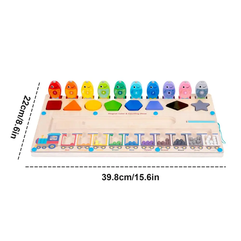 Magnetic Fishing Toy Montessori Fine Motor Skills Toys Portable Fishing Game Safe Kids Toys For Education Beach Birthday