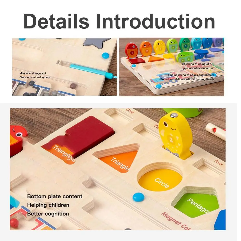 Magnetic Fishing Toy Montessori Fine Motor Skills Toys Portable Fishing Game Safe Kids Toys For Education Beach Birthday