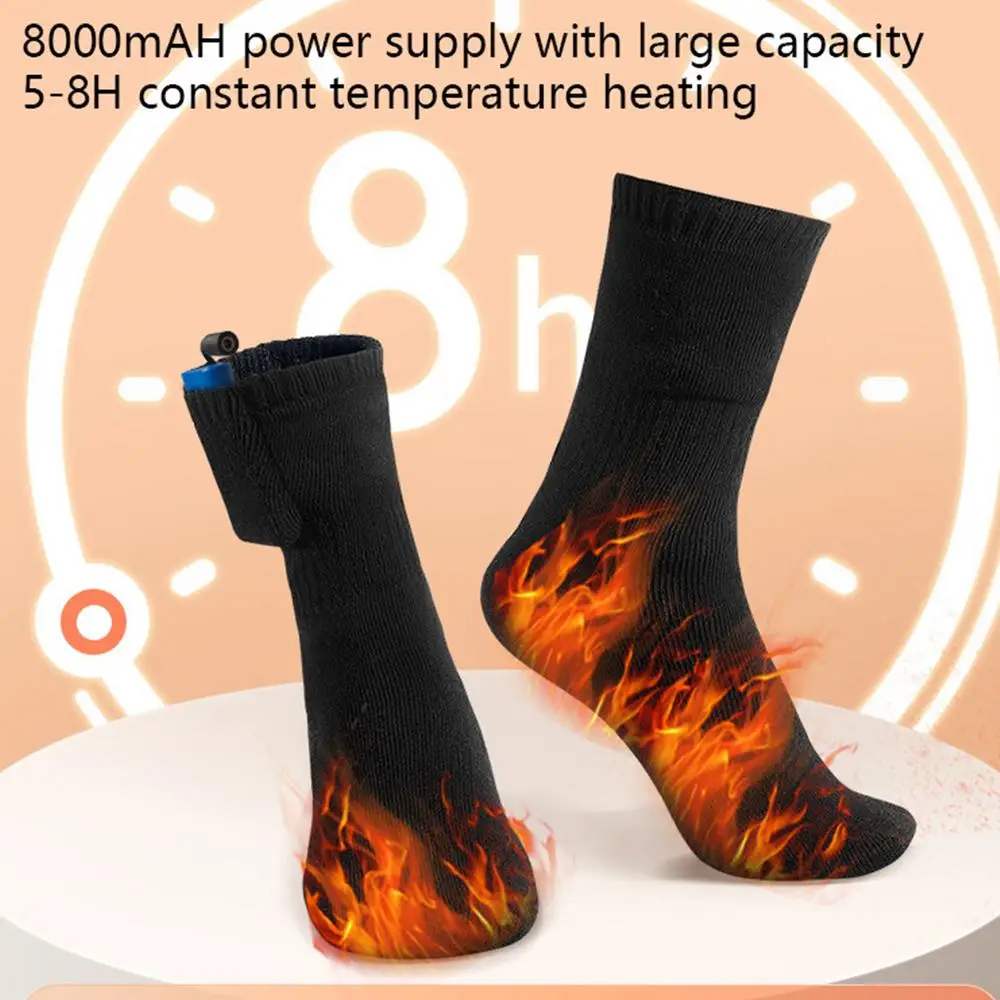 Heated Socks Women Rechargeable Battery Thermal Socks Electric Thermal Socks For Men Women Rechargeable Cold Weather Heat Socks