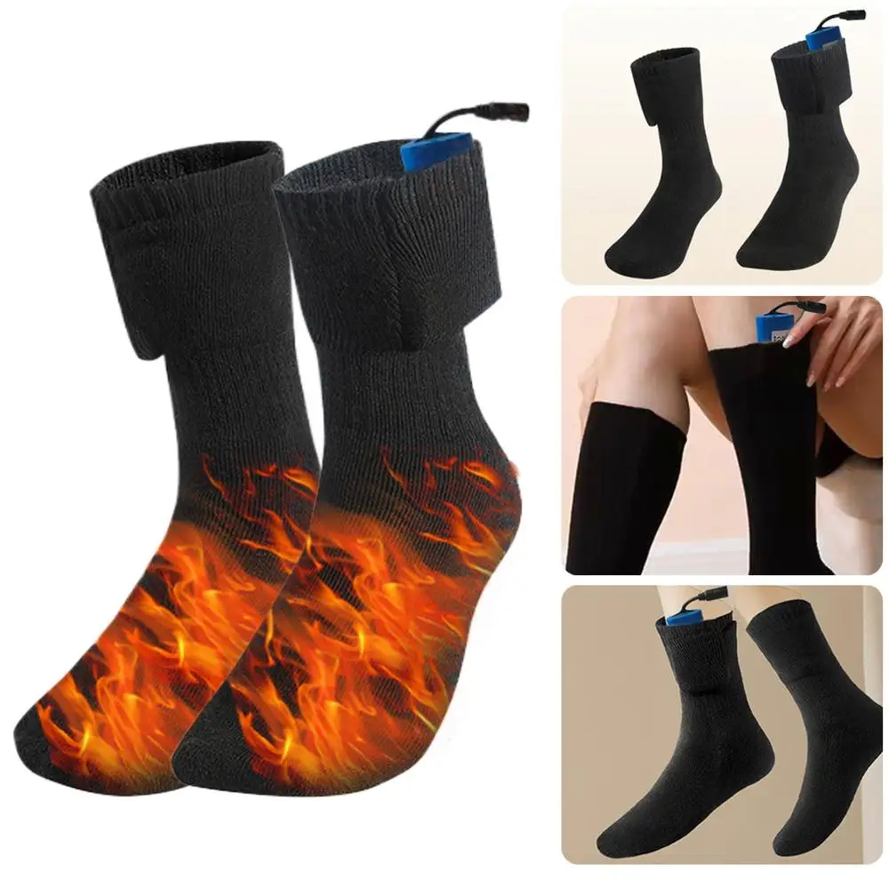 Heated Socks Women Rechargeable Battery Thermal Socks Electric Thermal Socks For Men Women Rechargeable Cold Weather Heat Socks