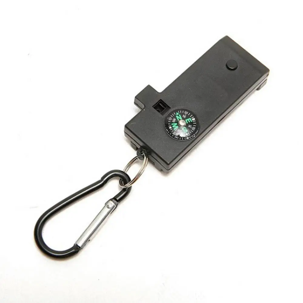 Survival Whistle 5 in1 Outdoor Whistle with Telescope Survival Gear Whistle Survival Equipment Magnifying Flashlight for Fishing