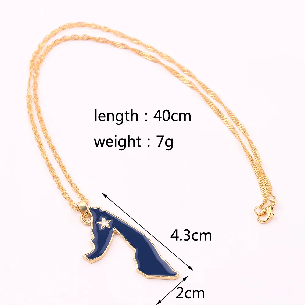 SOMESOOR African Countries National Flag Necklace Nigeria Ghana Jamaica Maps Hip-hop Enamel Pendant Chain Jewelry For Women Gift