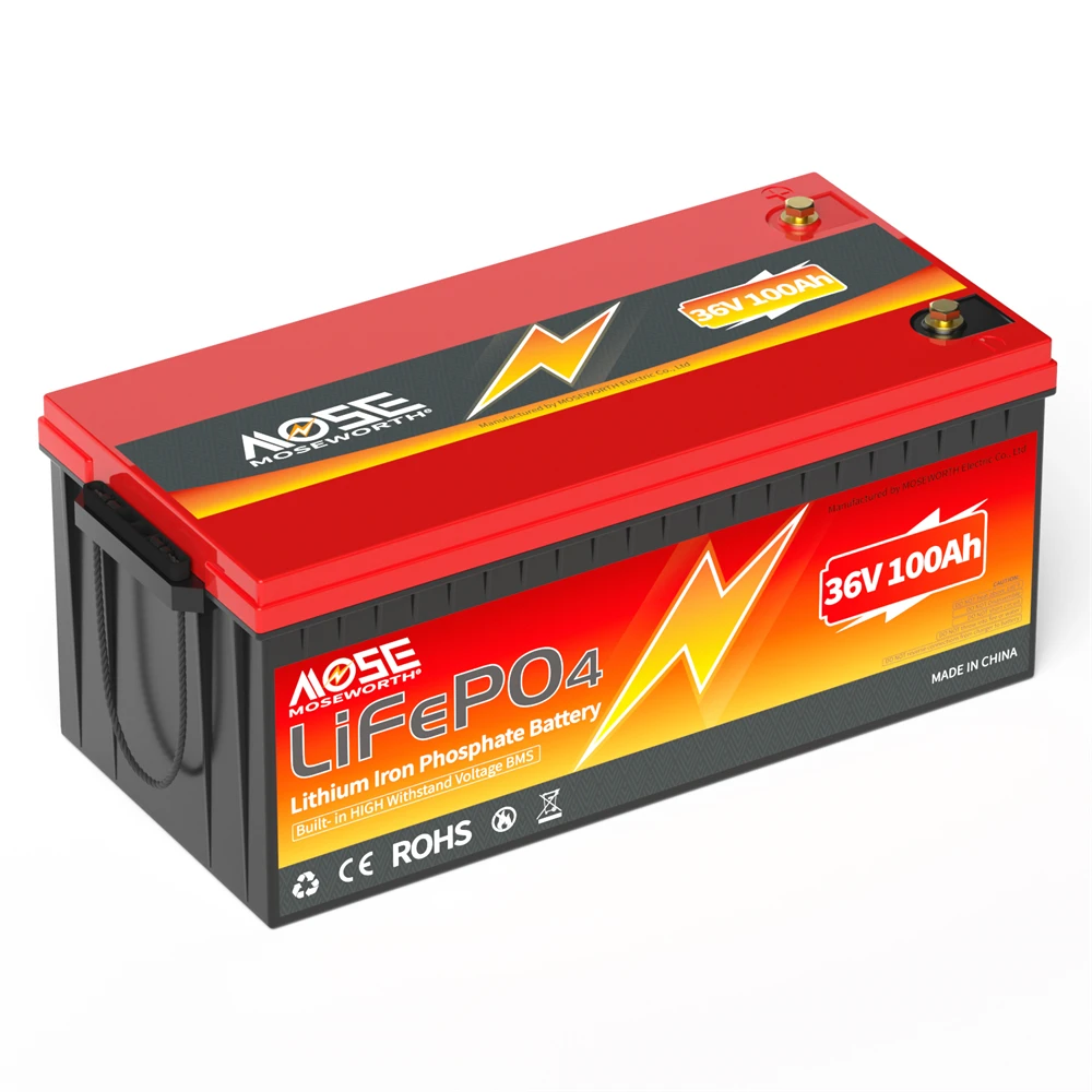 12V 24V 50Ah 100Ah 140Ah 168Ah 200Ah 300Ah Lifepo4 Battery Built-in BMS Rechargeable Deep Cycle for RV Golf Cart Solar Storage
