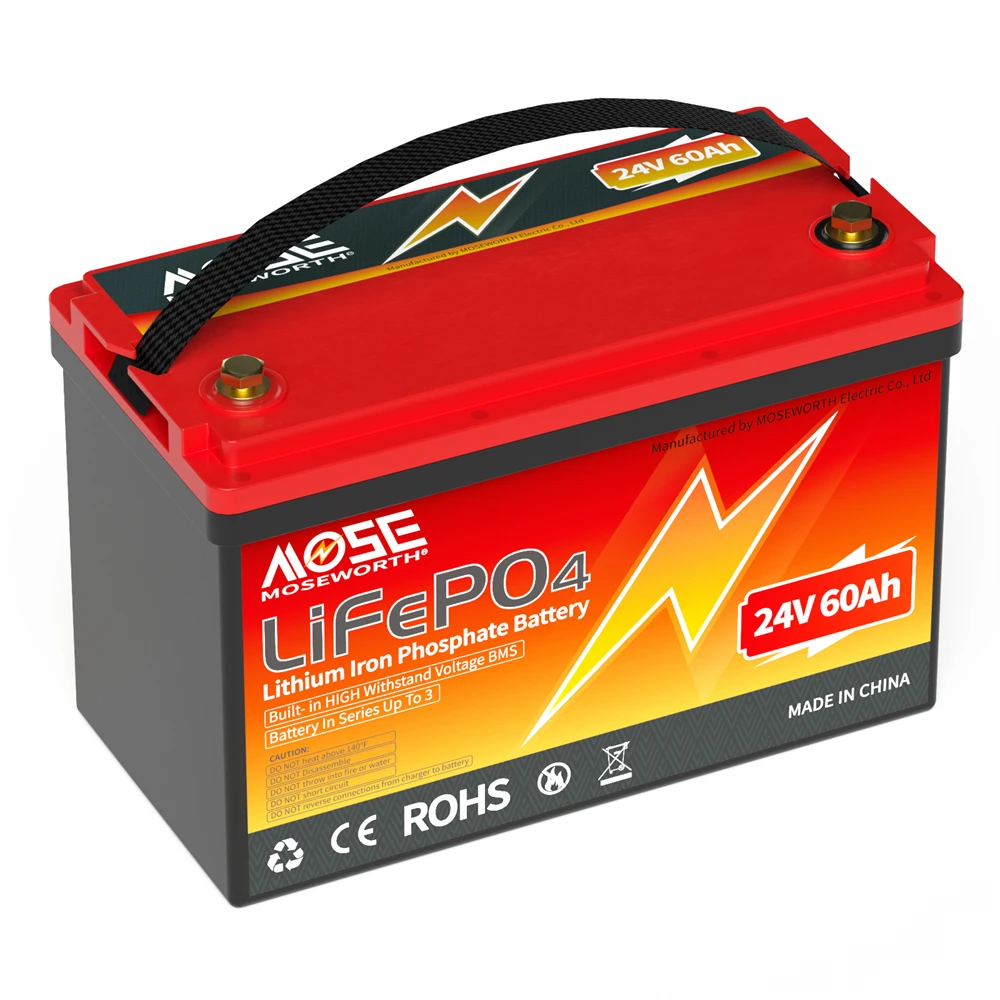 12V 24V 50Ah 100Ah 140Ah 168Ah 200Ah 300Ah Lifepo4 Battery Built-in BMS Rechargeable Deep Cycle for RV Golf Cart Solar Storage