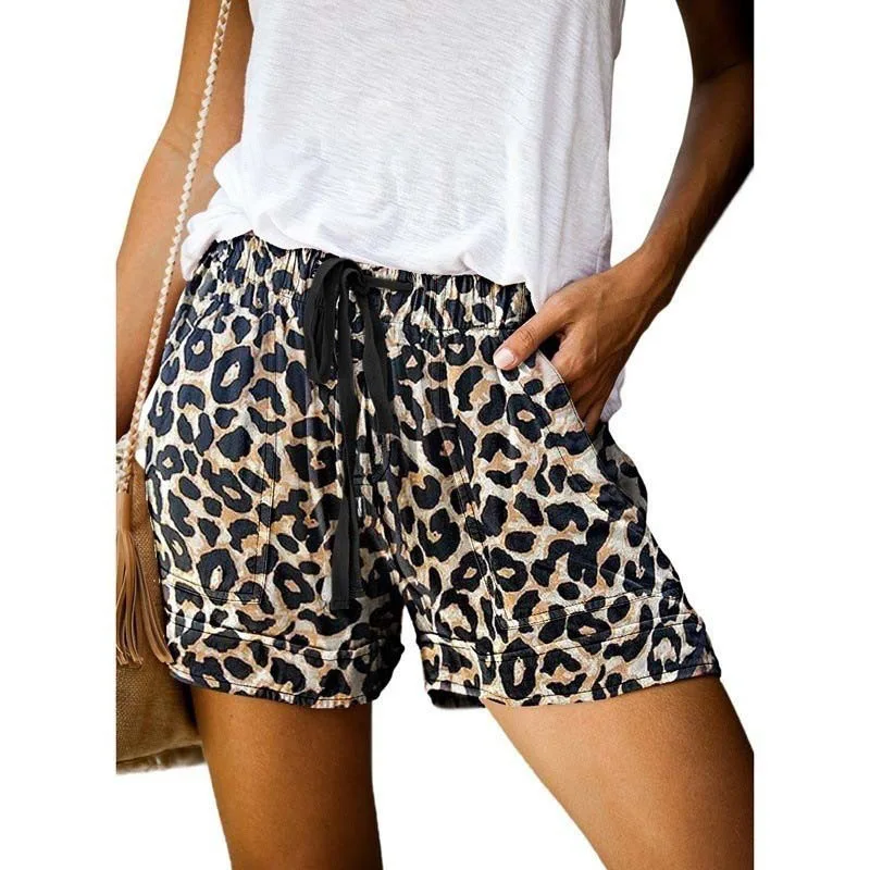 S-5XL Womens Shorts Summer Short Femme Sexy Plus Size Rope Tie Shorts Sport Leggings Trousers Summer Shorts Шорты Женский