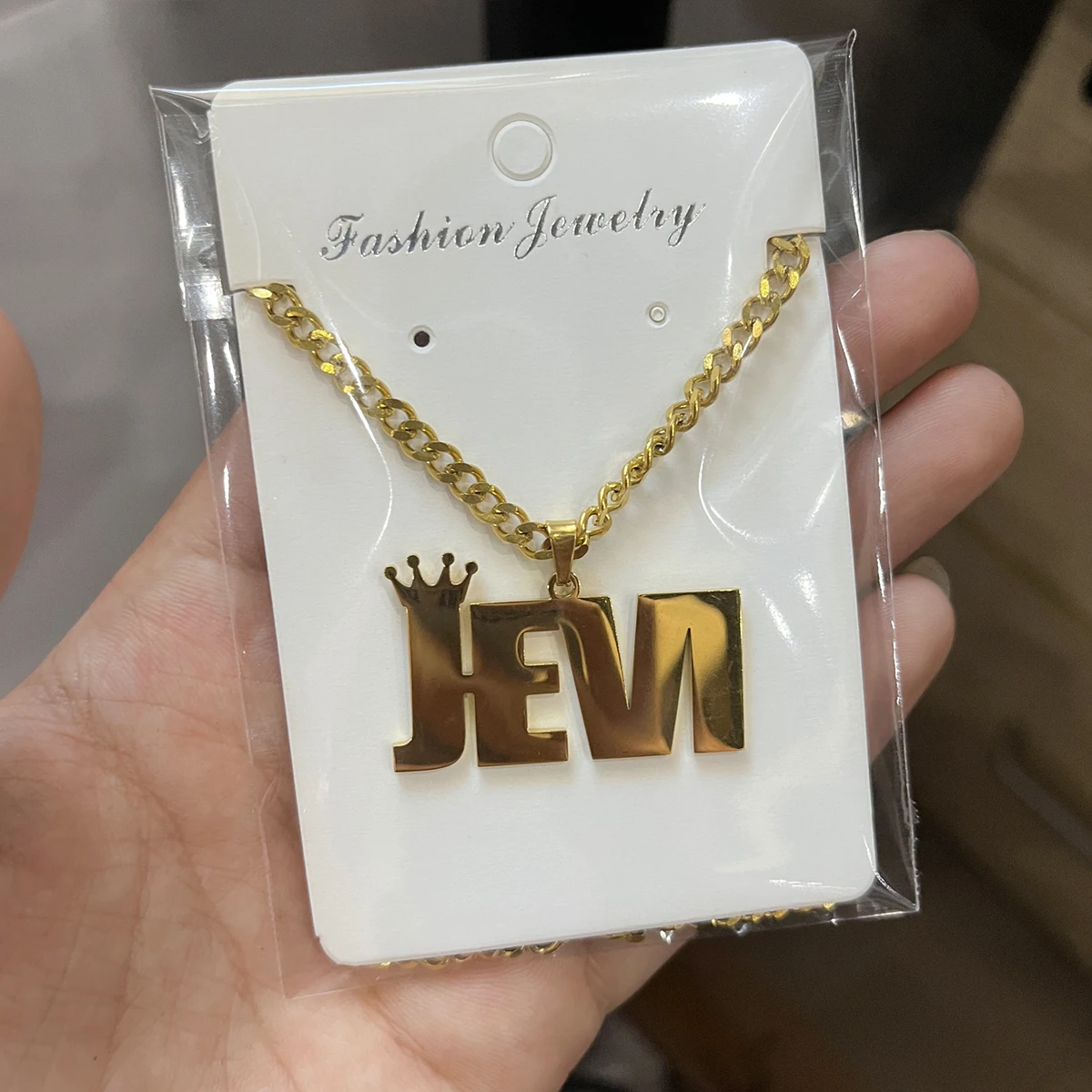 Custom Movable Big Name Pendant Necklace Stainless Steel Cuban Chain Nameplate Personalized Necklace For Women Fashion Jewelry