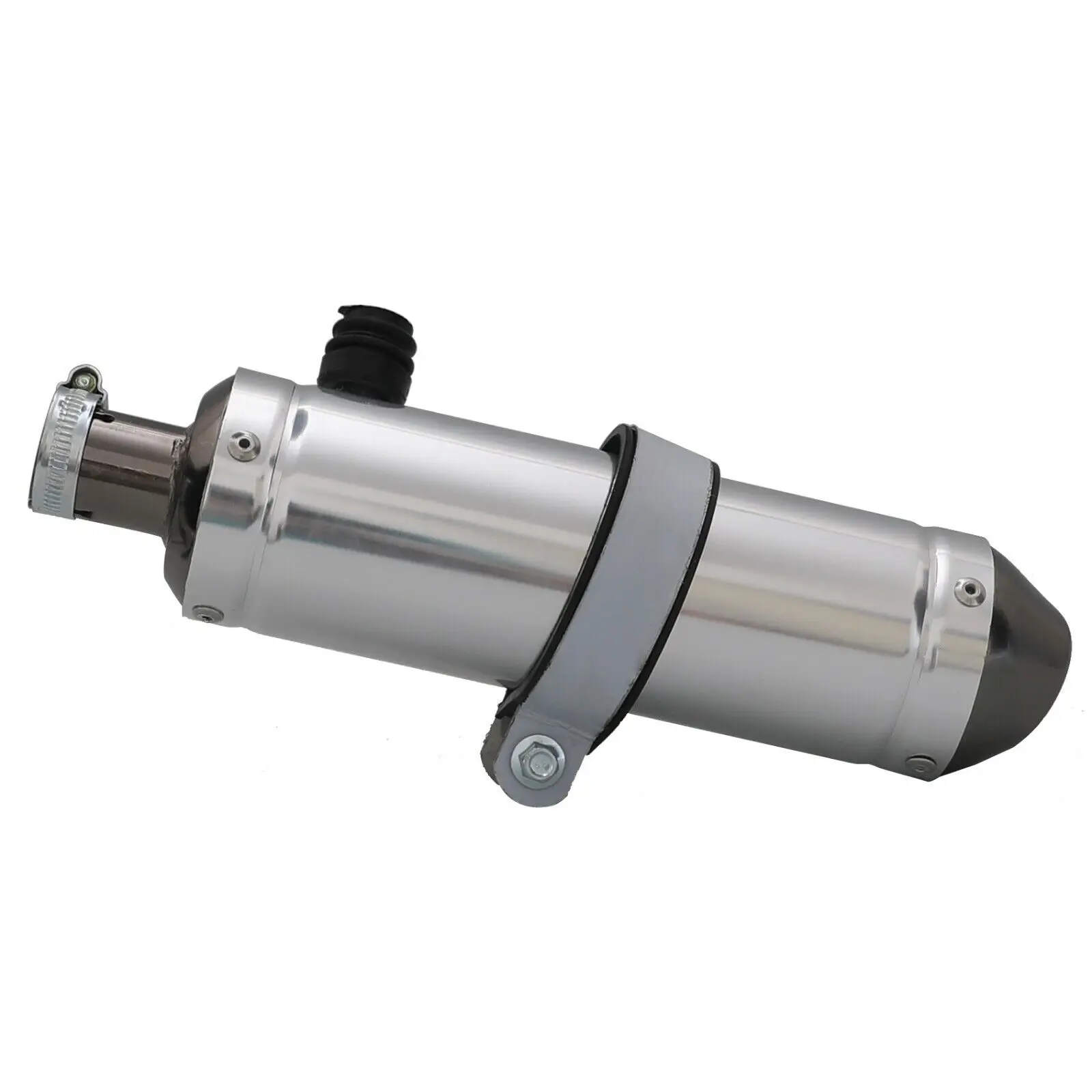 28mm Motorcycle Aluminum Exhaust muffler 70cc 110cc 125cc For  CRF50 XR SSR SDG Taotao Coolster AVT CT70