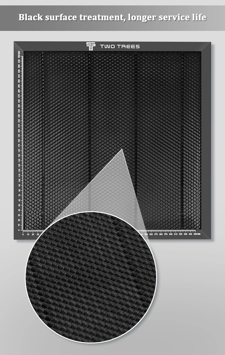 Laser Enquipment Parts Honeycomb Working Table 300x300/400x400/430x400mm For CO2 Cutting Machine/Laser Engraver TT-50 TTS-55