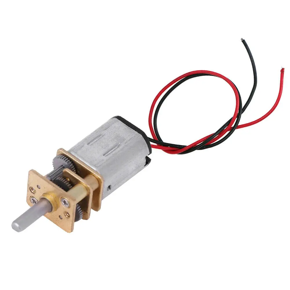 5Pcs N20 DC 5V Micro Metal Gear Motor Gear Wheel Gear Motor 60RPM Slow Speed Gearbox Reducer Electric Motor DIY Toy Accessories