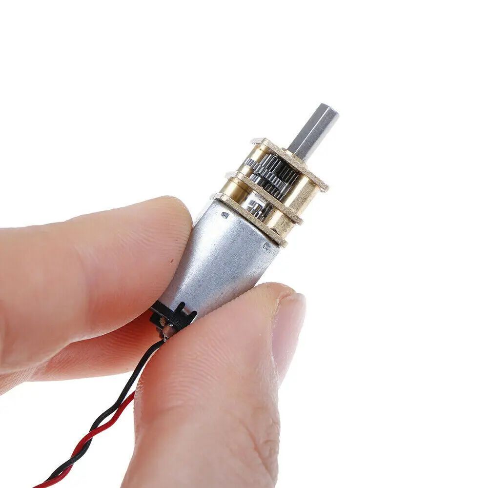 5Pcs N20 DC 5V Micro Metal Gear Motor Gear Wheel Gear Motor 60RPM Slow Speed Gearbox Reducer Electric Motor DIY Toy Accessories