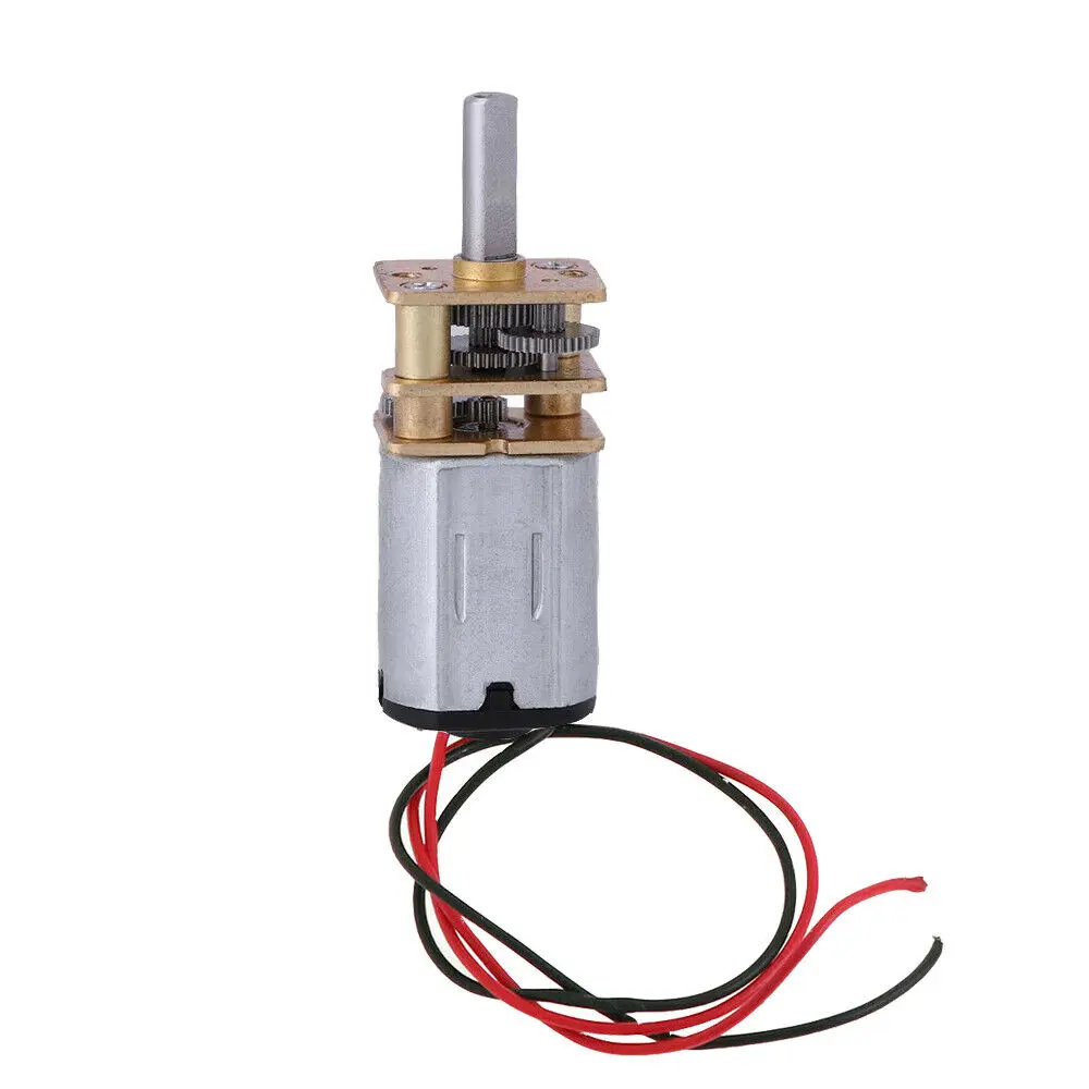 5Pcs N20 DC 5V Micro Metal Gear Motor Gear Wheel Gear Motor 60RPM Slow Speed Gearbox Reducer Electric Motor DIY Toy Accessories