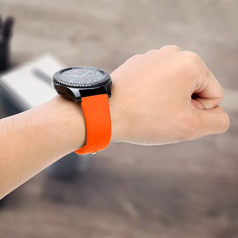 20mm 22mm strap for Samsung Galaxy watch 4/5/pro/classic 46mm/45mm/42mm correa silicone bracelet HUAWEI watch gt2/2e/3/pro band