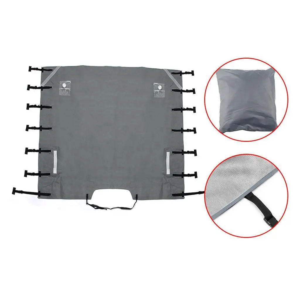 RV Towing Cover Waterproof Towing Cover For Caravan Dustproof Caravan Towing Cover Motorhome Front Protector Caravan Covers