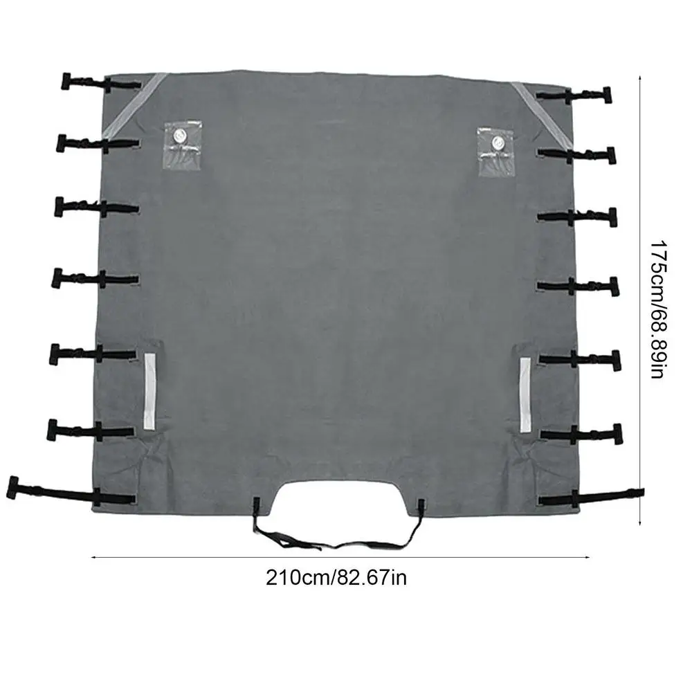 RV Towing Cover Waterproof Towing Cover For Caravan Dustproof Caravan Towing Cover Motorhome Front Protector Caravan Covers