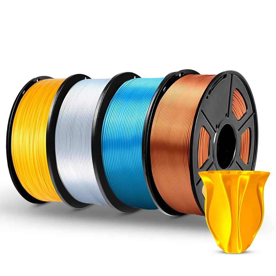 SUNLU PLA/PLA+/PETG/SILK/PLA Matte/ PLA Meta Filament 5KG 1KG/ Roll 1.75mm +/-0.02MM 3D Printer Filament Neatly Wound Filament