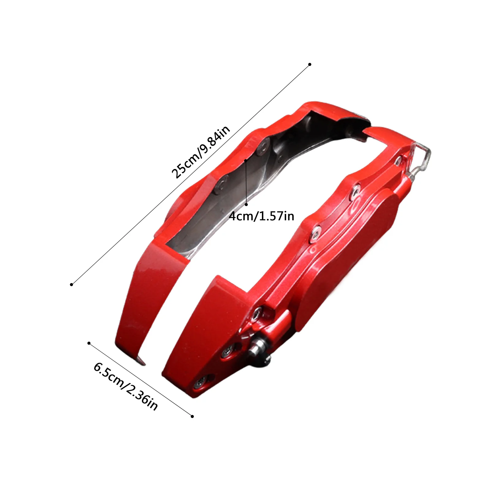 Car Brake Caliper Cover Aluminum Alloy Disc Brake Caliper Fake Covers Safely Protect Car Brake Calipers Car Wheel Modification