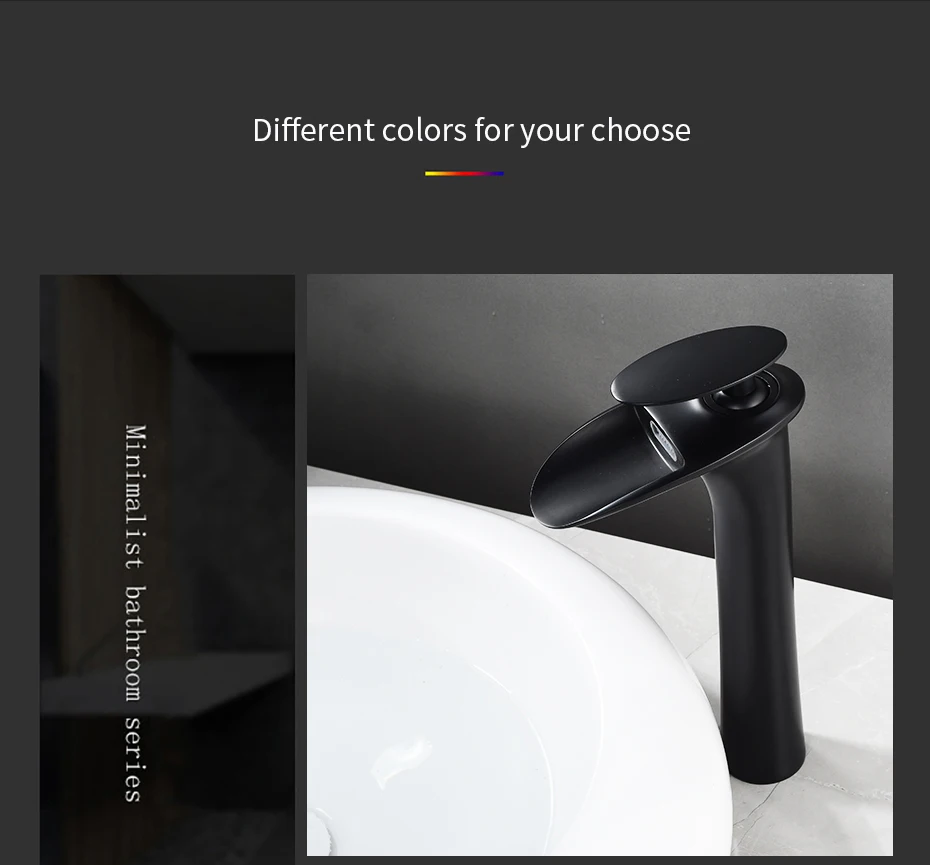 Basin Faucets Modern White Bathroom Faucet Waterfall Faucets Single Hole Cold and Hot Water Tap Basin Faucet Mixer Taps 855924
