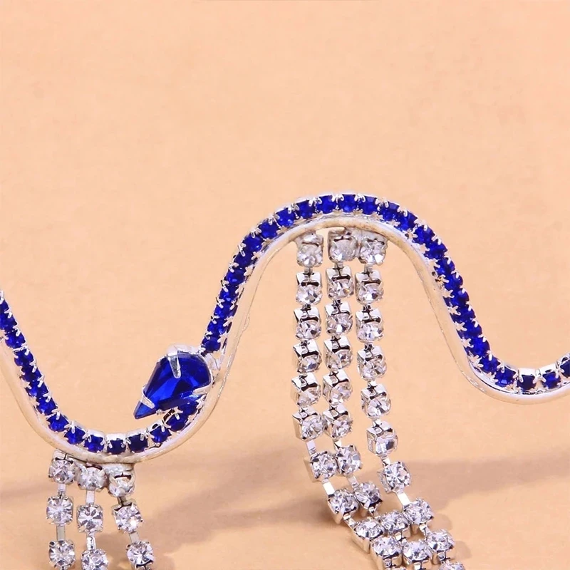 Stonefans Multi-layer Decoration Jewelry for Women Rhinestone Retro Crystal Metal Eyeglasses Fashion Glasses Frame Party 2023