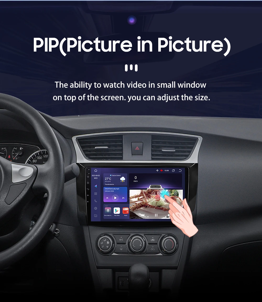 Hizpo Car Auto Radio GPS For Nissan Sylphy B17 Sentra 2013 2014 2015 2016 2017 2018 Head Unit Android Navigation Player Stereo