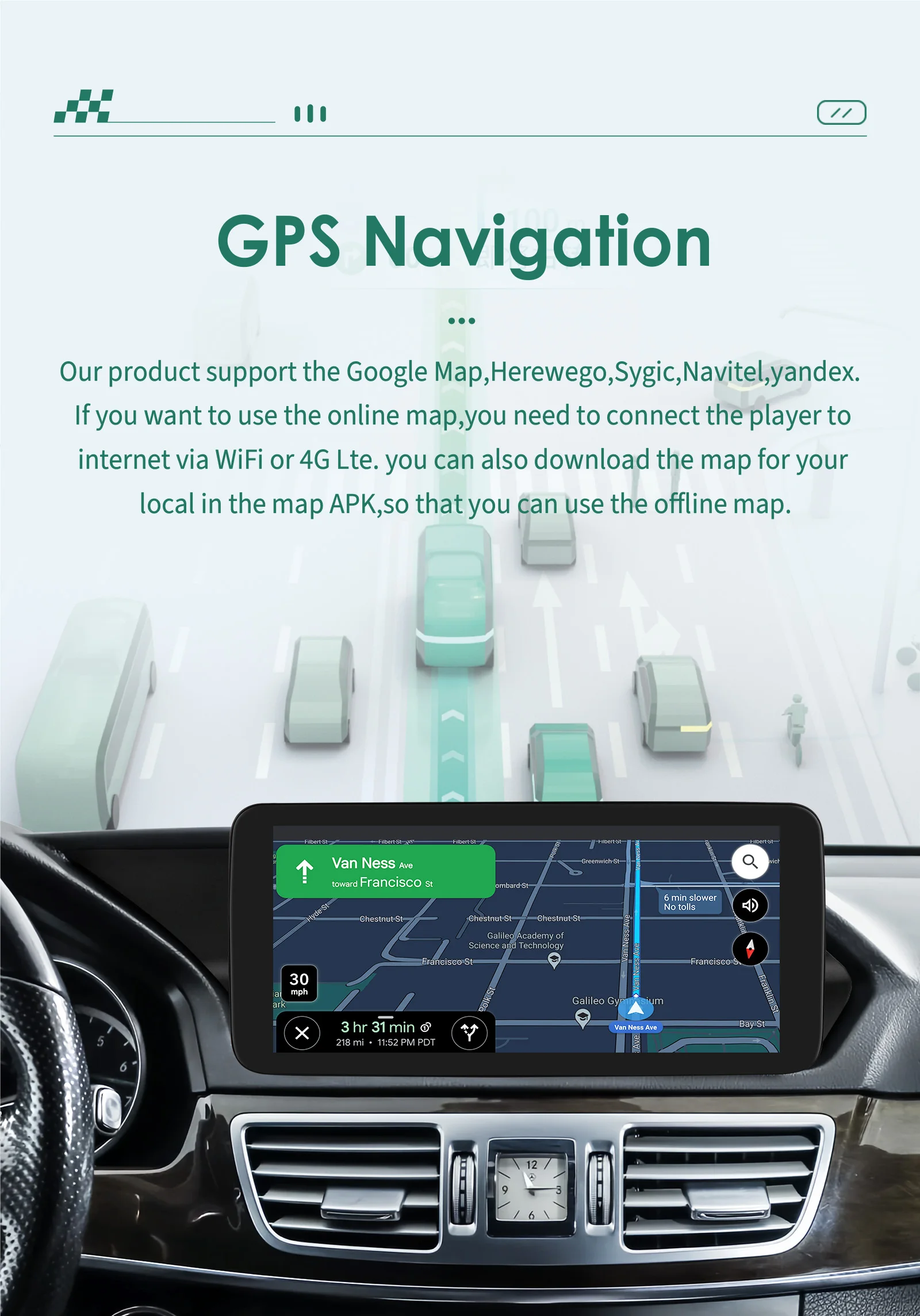 10.25"Android 13 Autoradio 2din Carplay For Mercedes Benz W212 E-Class E200 E230 E260 E300 S212 NTG 4.0 4.5 5.0 Multimedia Audio