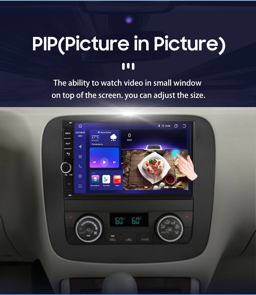 Hizpo 2 Din Car Radio 7" Autoradio Multimedia Player 2din Touch Screen Auto Audio Stereo MP5 Bluetooth USB For Nissan Toyota VW