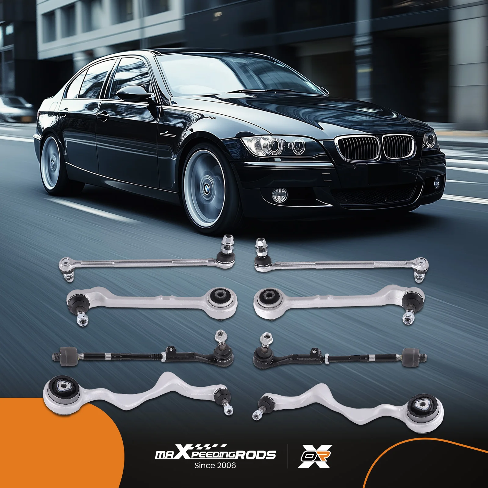 Front Lower Suspension Control Arms Kit For BMW 3 Series E90 E91 E92 E93 8pcs 31126769801 31126763703 31126769802 31126763704