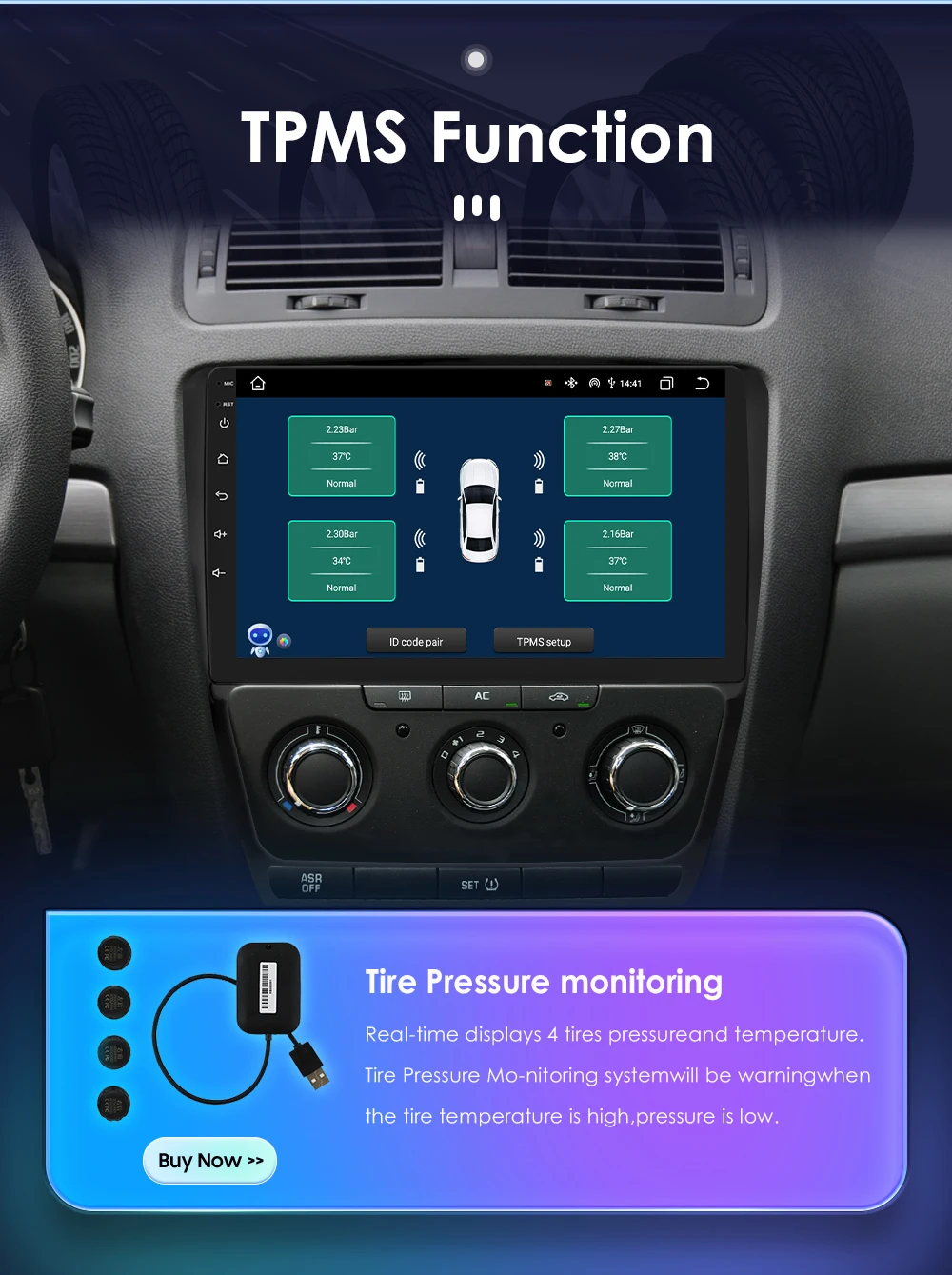 Hizpo Android 13 Car Radio For Skoda Octavia 2 A5 2008 - 2013 Multimedia Player Navigation GPS 2 Din Carplay Stereo Speaker RDS