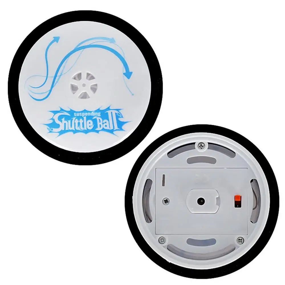 Air Hockey Hover Puck Mini Electric Floating Hockey with 2 Red Air Hockey Pushers Air Hockey Board Game Toy Gift for Kids Adults