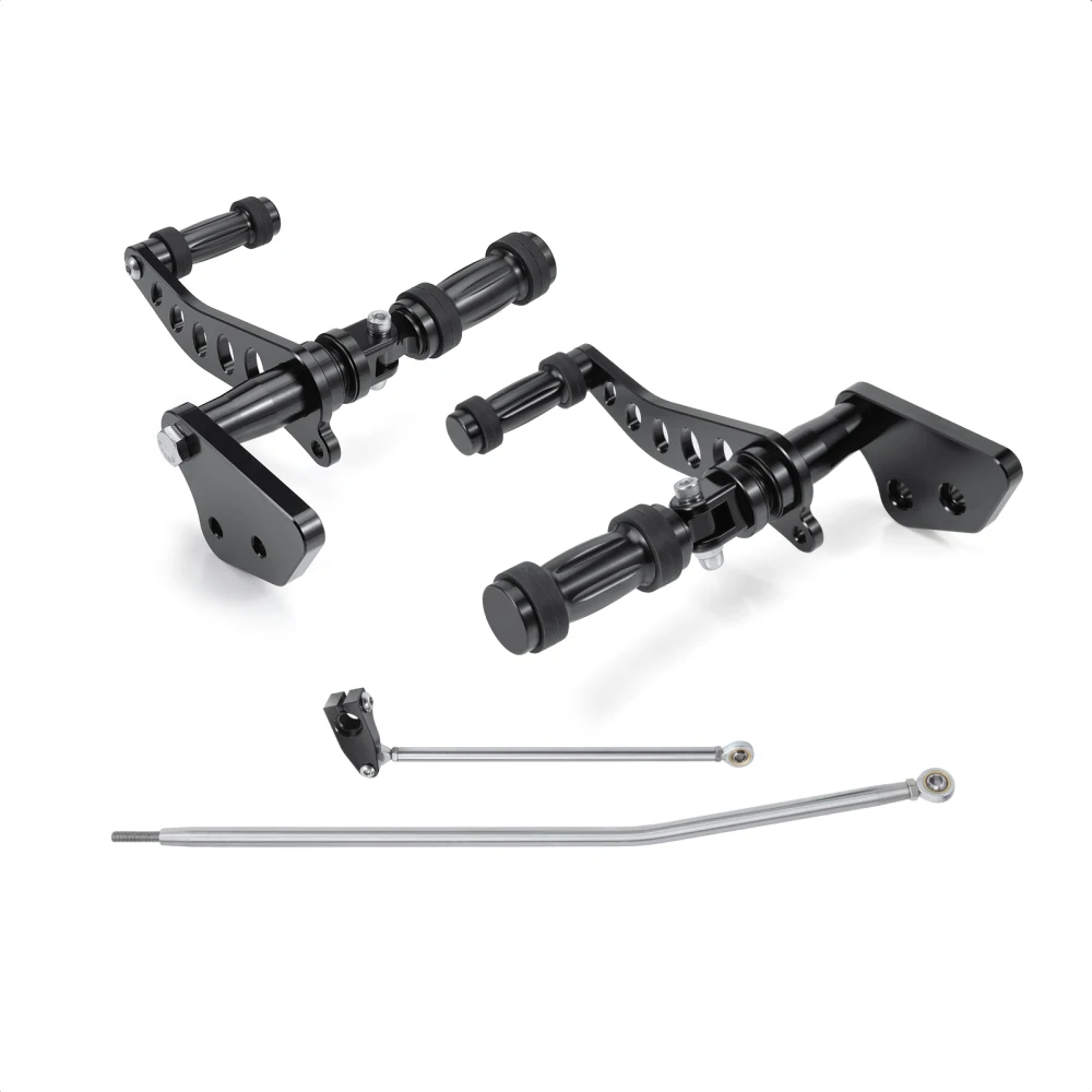 Motorcycle Forward Control Foot Peg Lever Rod Fit for Harley Dyna Street Bob  Low Rider  Super Glide  Fat Bob