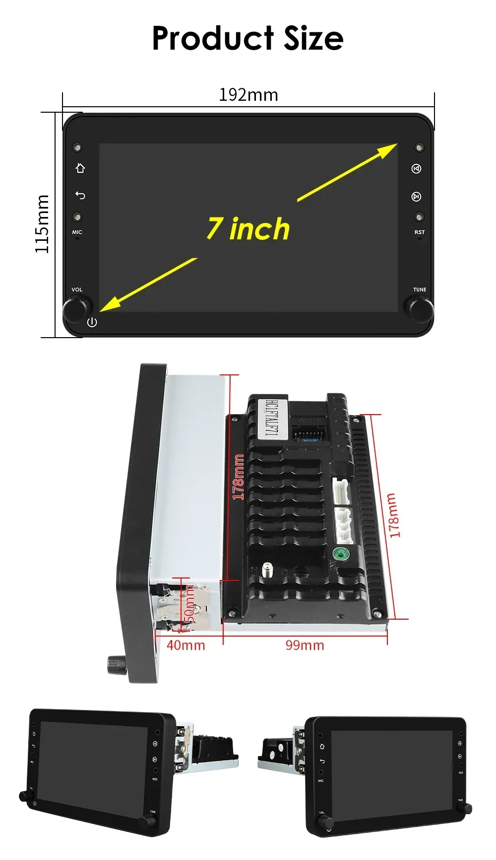 8G+128G Car Radio for Alfa Romeo Brera Spider 159 Sportwagon Wireless CarPlay Android Auto Car Intelligent Systems AI 2Din Video