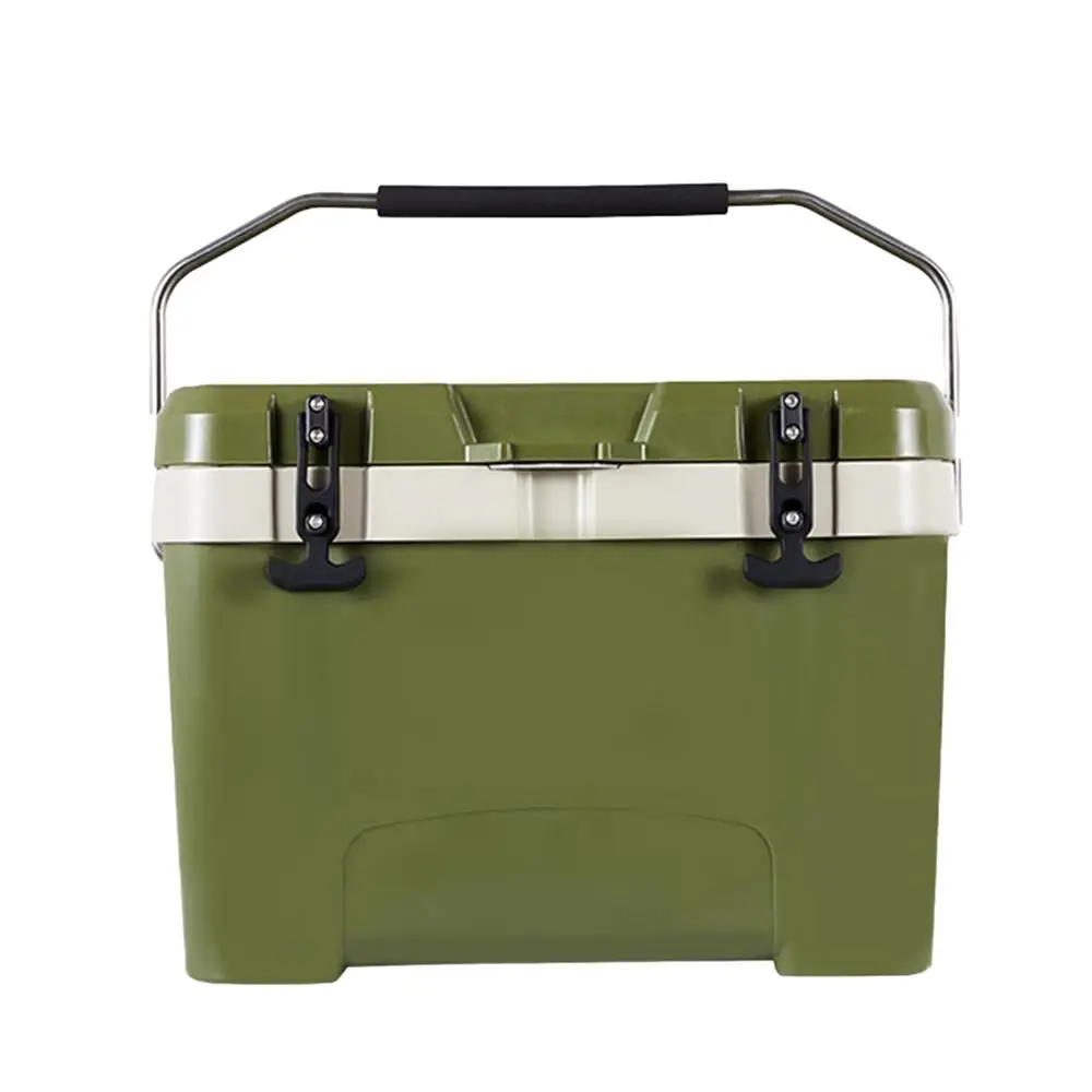 Insulated Ice Chest Insulated Chest Cooler For Outdoor 26L Impact-Resistant Travel Cooler Box For Camping Outdoor Self-Driving