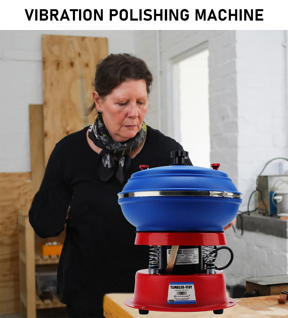 Advanced Vibrating Tumbler for Jewelry Polishing | Jade Agate Metal Polisher and Grinder Tool
