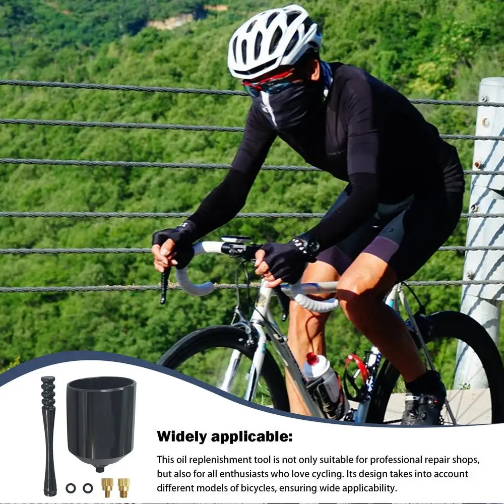 Cycling Oil Funnel Tool Oil Change Tool Oil Filling Funnel General Use Brake Oil Filler For Mountain & Road Bikes Fit Oil Disc