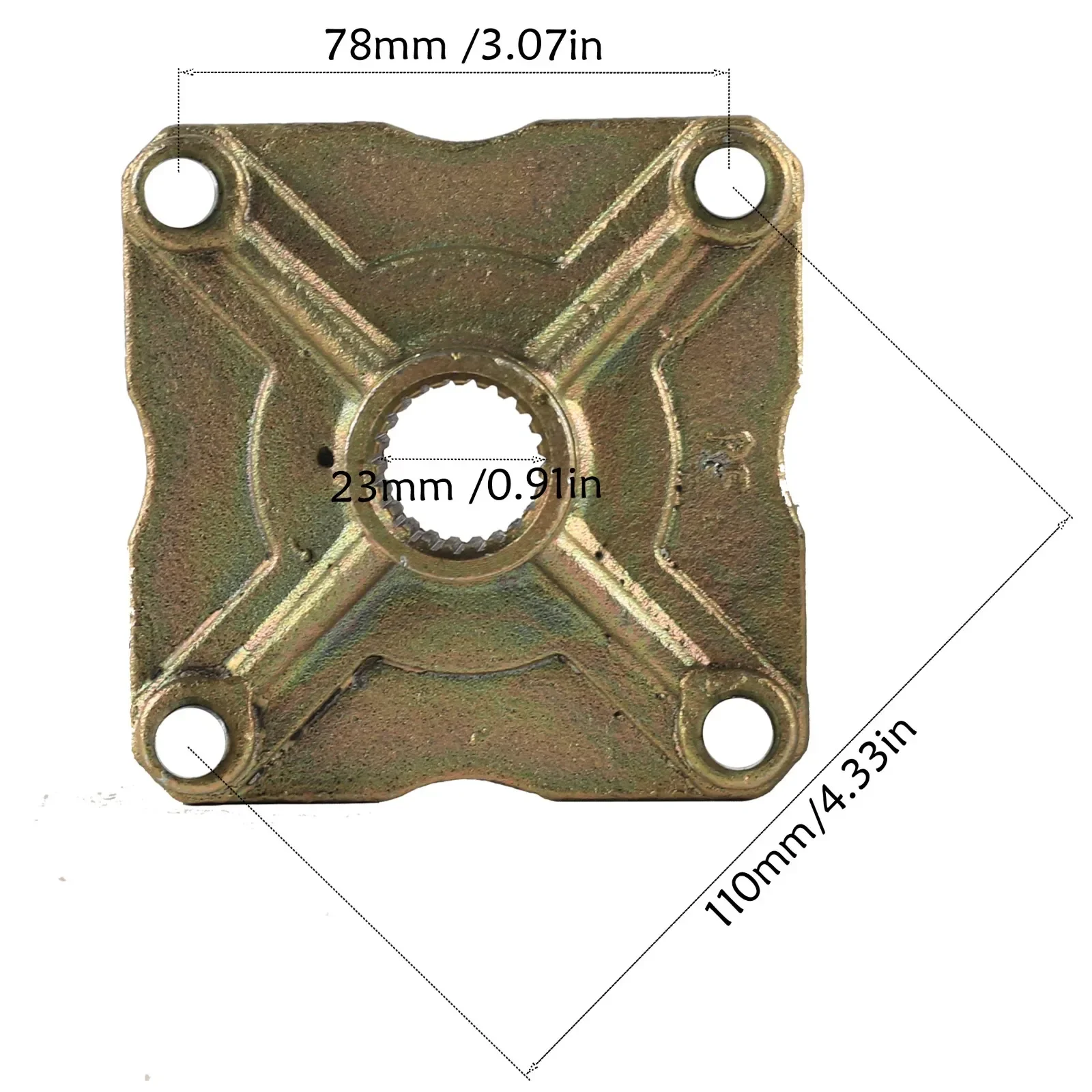TDPRO 32" Go Kart Rear Axle Kit+ Disc Brake Rotor + 428 Sprocket for ATV Quad go kart Mini Buggy for 8" 10" Tires
