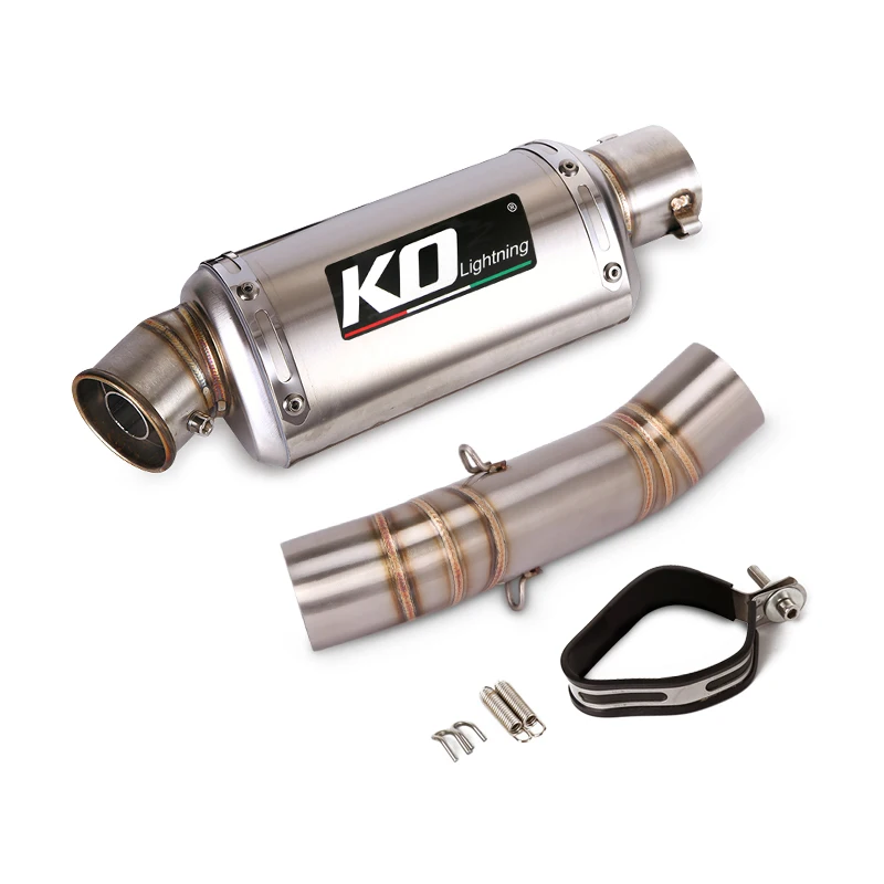 Motorcycle Exhaust Muffler Mid Pipe For Honda CB400X/400R/500X 2018-2020 500F/CBR400/500R 2016-2020 With DB Killer Slip On