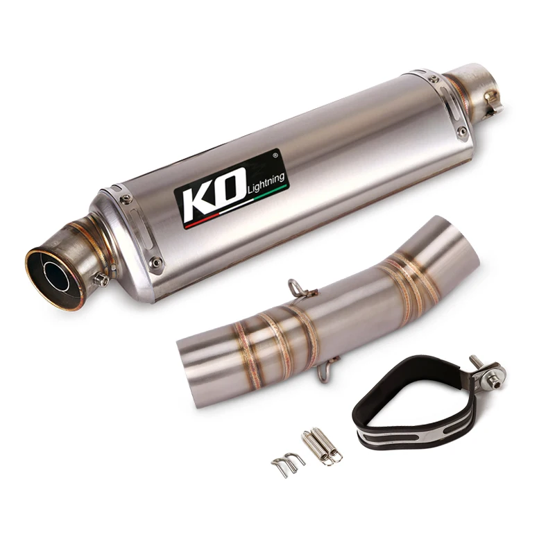 Motorcycle Exhaust Muffler Mid Pipe For Honda CB400X/400R/500X 2018-2020 500F/CBR400/500R 2016-2020 With DB Killer Slip On