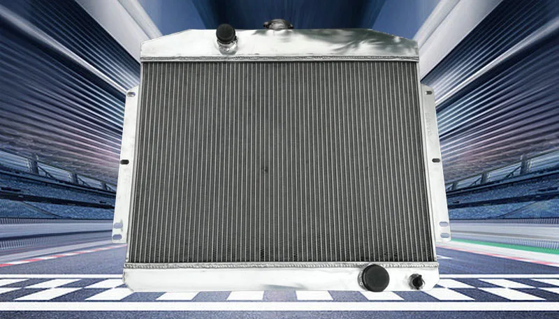 Aluminum Radiator FOR Mercury W/Chevy 350 5.7 V8 MT 1949 1950 1951 49 50 51