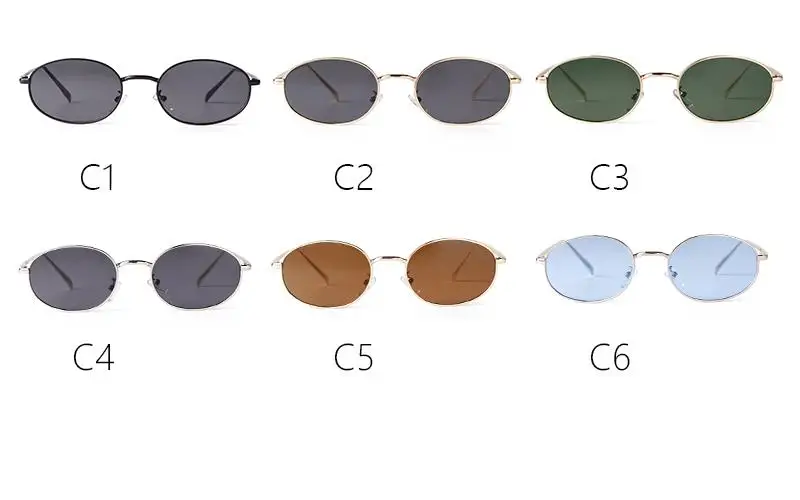 SORVINO Retro Small Oval Sunglasses Vintage for Men and Women Luxury Designer Unisex Sun Glasses 90s Style Punk Eyeglasses
